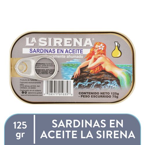 Sardina La Sirena Aceite 125gr