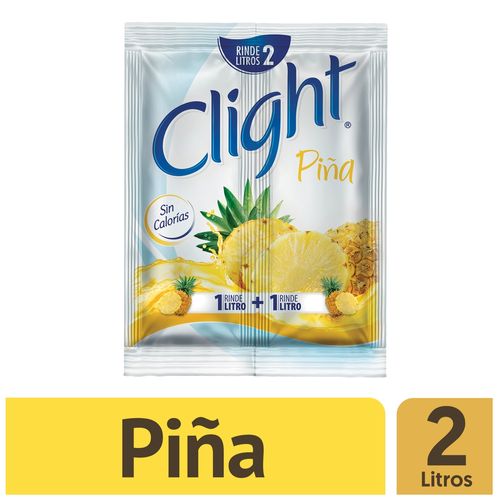 Bebida En Polvo Clight Sin Calorías Sabor Piña Sobres - 14 g
