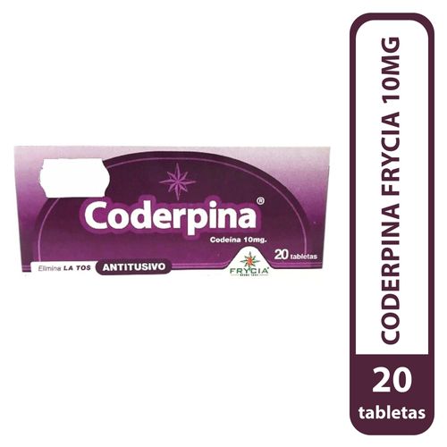 Coderpina Frycia 10 mg - Precio indicado por tableta