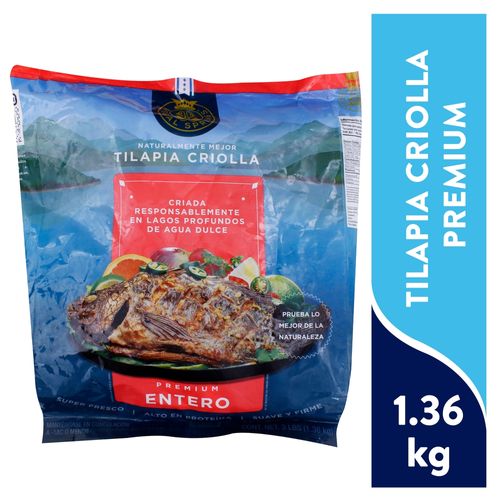 Mojarra Tilapia Criollo Entera 3 Lbs