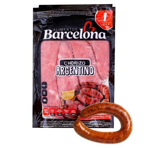 Chorizo Argentino Alimentos Barcelona-1Lb