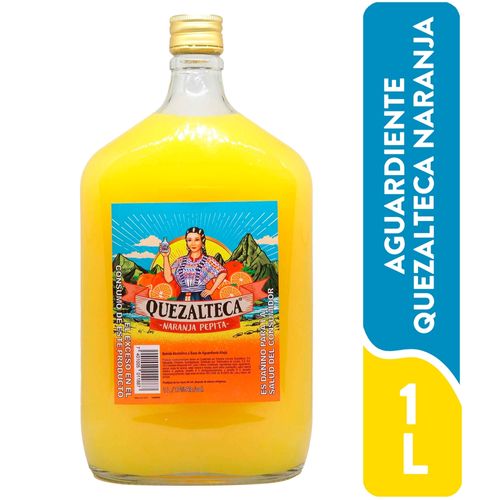 Aguardiente Quezalteca Naranja Pepita - 1000ml