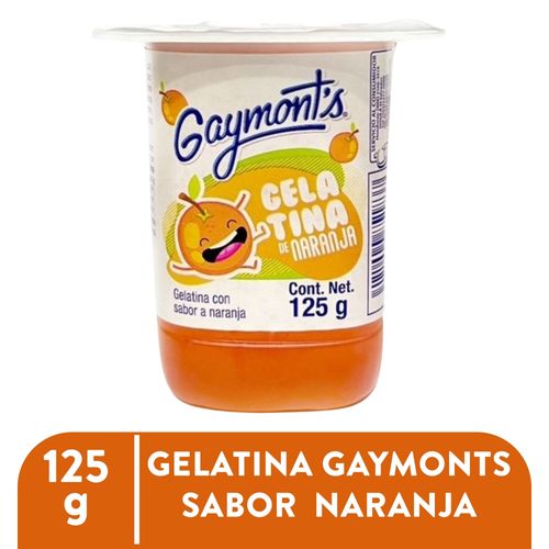 Gelatina Gaymonts Naranja - 125 g