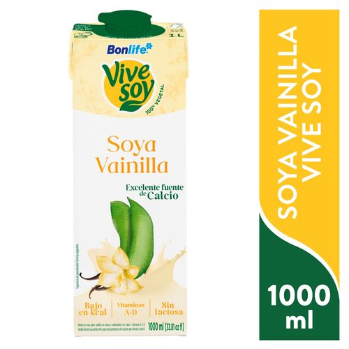 Bebida de Soya Vive Soy Sabor Vainilla 1000ml