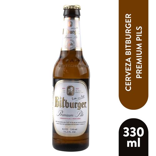 Cerveza Bitburger Premium Pils 330Ml