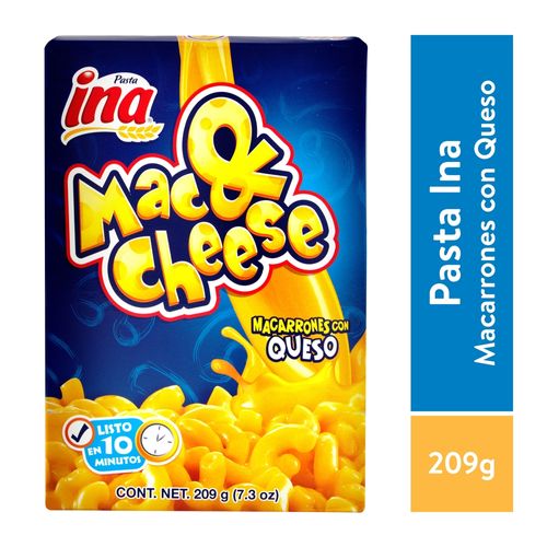 Macarrones Ina Con Queso - 209 g