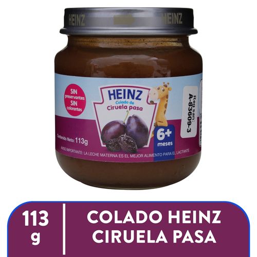 Colado Heinz De Ciruelas Pasas -113 g