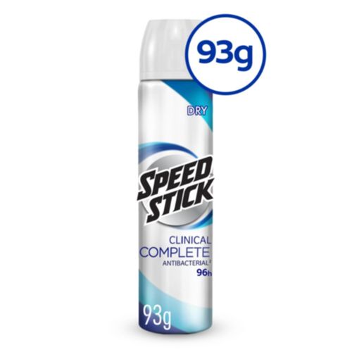 Desodorante Speed Stick Clinical Complete Protection Dry Aerosol 93 g
