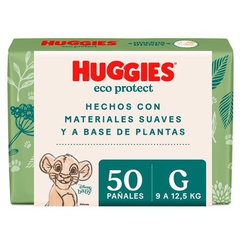 Pañales Huggies Eco Protect Etapa 3/G - 50 Unidades