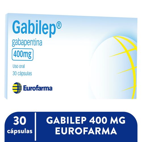 Gabilep Eurofarma 400mg 30 Tabletas