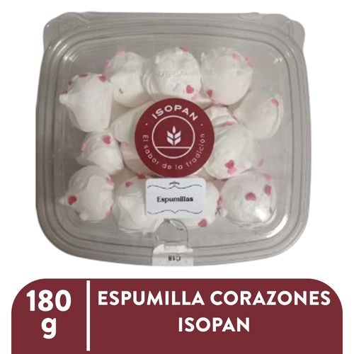 Espumillas Isopan con corazones -180 g
