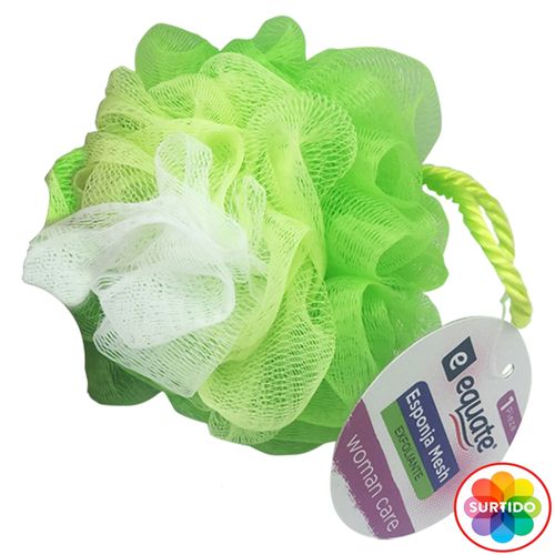 Esponja Para Baño Marca Equate Mesh Exfoliante - Unidad