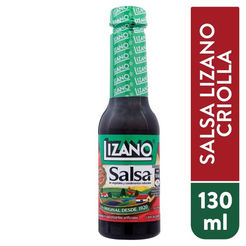 Salsa Lizano Oscura en Botella - 130 ml