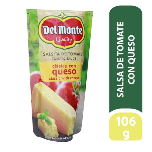 Salsa Del Monte Clasica Con Queso - 106 g