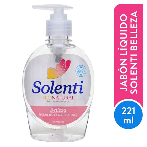 Jabón líquido Solenti bio natural belleza - 221 ml