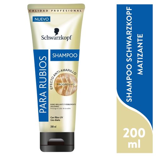 Shampoo Schwarzkoff Matizante para Rubios -200ml