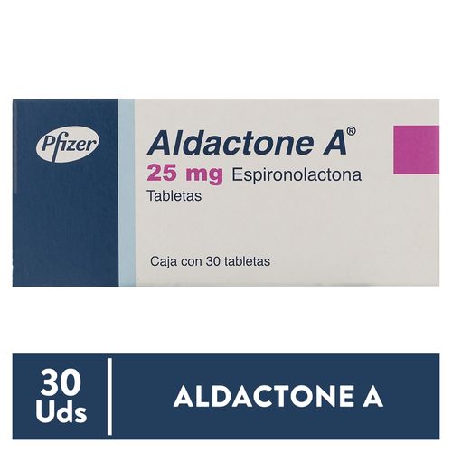Aldactone A 25 Mg X30 Tabletas