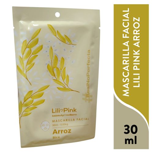 Mascarilla Facial Lili Pink Arroz 30 Ml