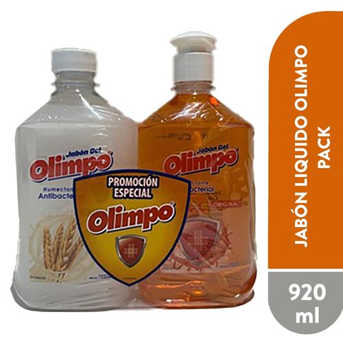 Jabón líquido Olimpo pack -920 ml