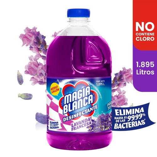 Desinfectante Magia Blanca Lavanda - 1/2 Galón
