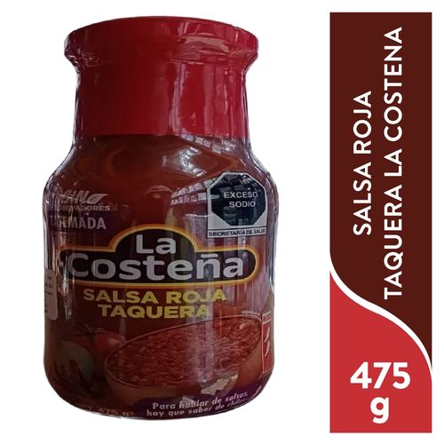 Salsa La Costeña roja taquera -475 g