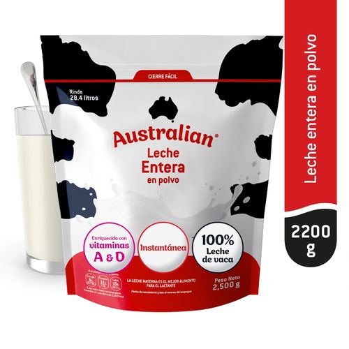 Leche Australian Entera Bolsa - 2200 g
