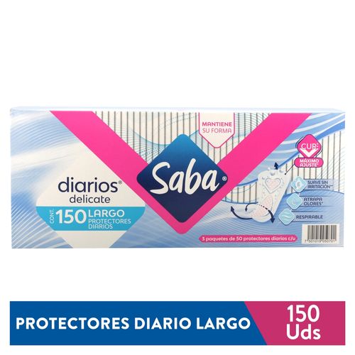 Protector diario Saba largos -150 uds