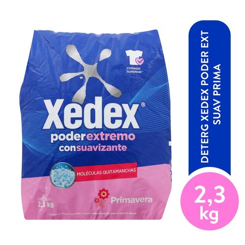 Detergente en polvo Xedex Poder Extremo Primavera en polvo - 2.3 kg
