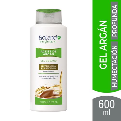 Jabón Corporal Bioland Gel de Baño Argán - 600 ml