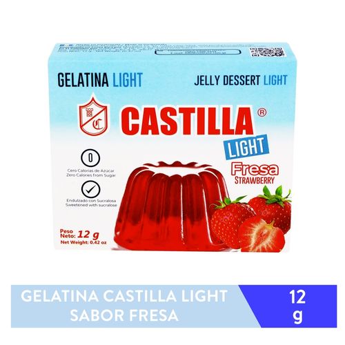 Gelatina Castilla Light Fresa - 12 g
