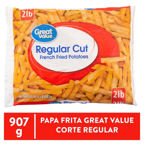 Papas Fritas Great Value Corte Regular - 907 g