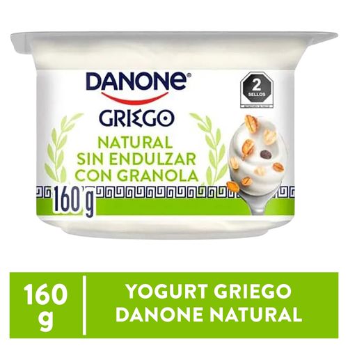 Dan Griego Sin Endulzar Cgranola 160g