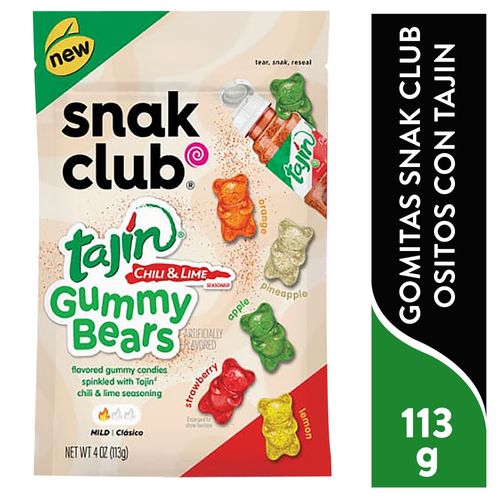 Gomitas Snak Club Ositos Tajin 56gr
