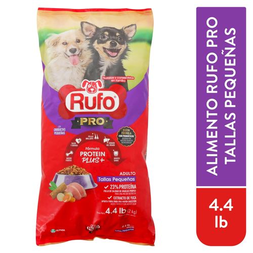 Alimento Rufo Pro Tallas Pequeñas - 2000 g