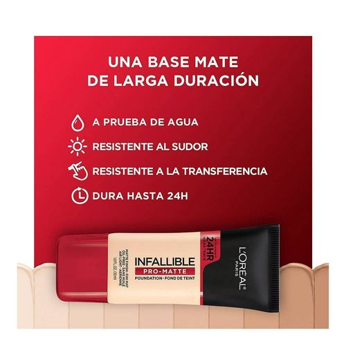 Infallible Pro Matte 100 True Alb 30Ml