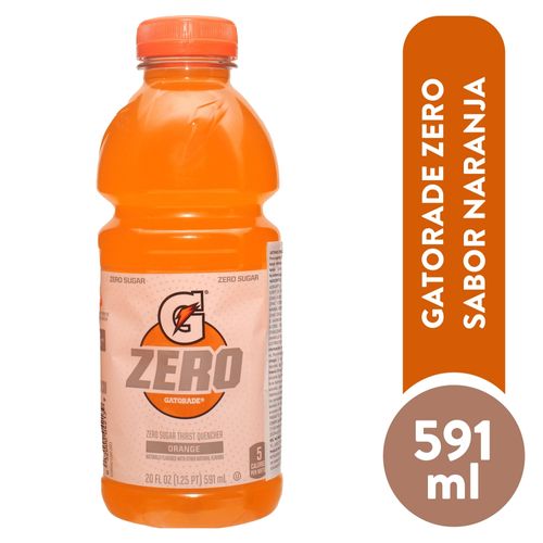 Bebida Gatorade Gzero Orange - 591 ml