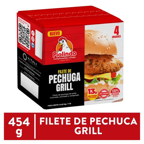 Comida Congelada Pio Lindo Pech Pollo Grill 454g