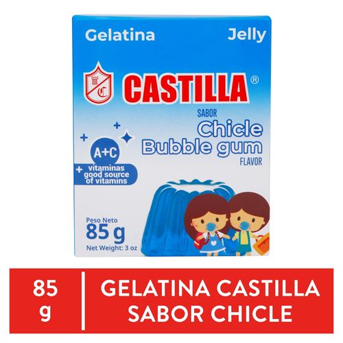 Gelatina Castilla Sabor Chicle - 85 g