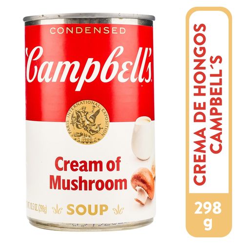 Sopa Campbell Crema De Hongos Lata - 298 g