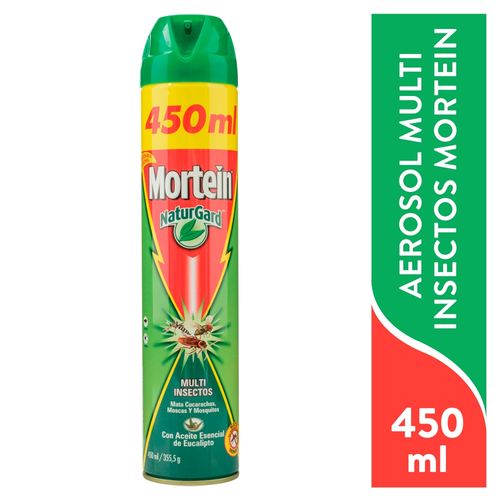 Insecticida Mortein Multi Insectos Eucalipto Aerosol - 450ml