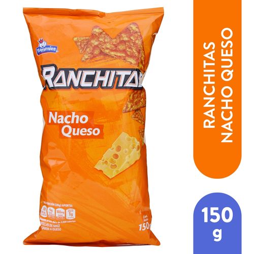 Boquitas Yummies Ranchitas Nacho Con Queso - 150 g