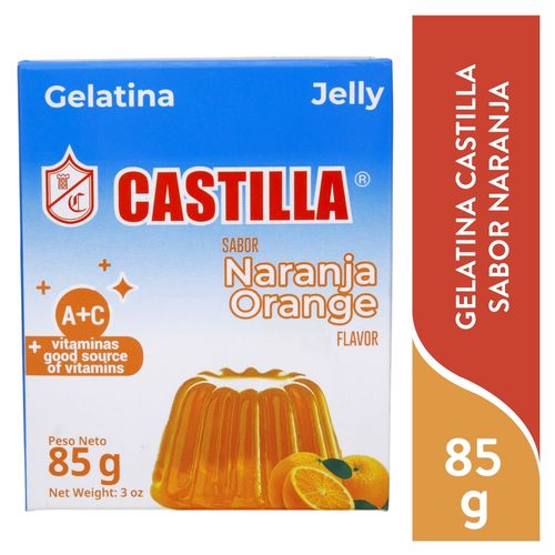 Gelatina Castilla de Naranja Cajita - 85 g