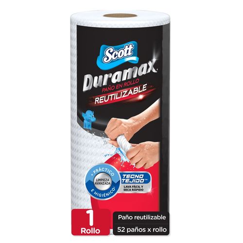 Toalla de Papel Reutilizable Scott Duramax 52 hojas - 1 Rollo