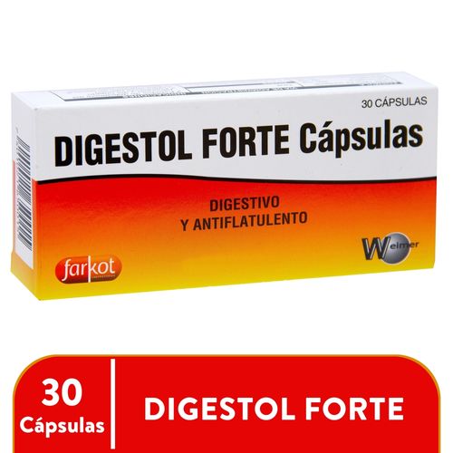 Digestol Forte Eurofarman 30 Tabletas