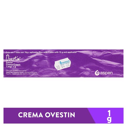 Ovestin Aspen Crema Vag Apl 1 % 15 G 1U