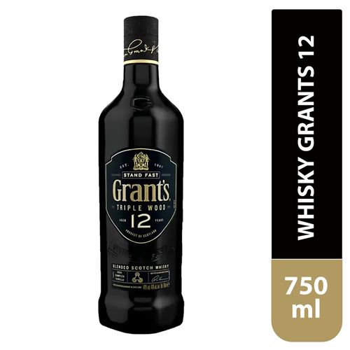 Whisky Grants Triple Wood 12 Años - 750 ml