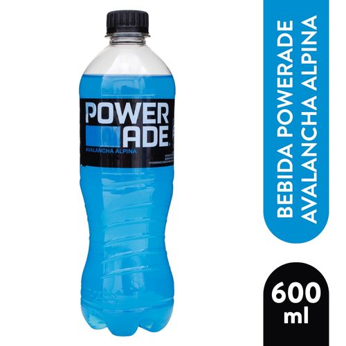 Bebida hidratante Powerade avalancha azul - 600 ml