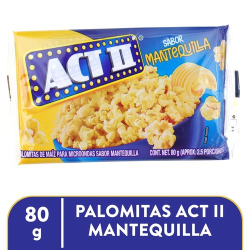 Popcorn Act Ii  Mantequilla - 80 g