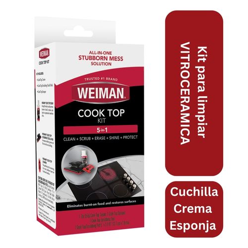 Limpiador Weiman Kit para Cocina Vidrios y Céramicas- 4 Unidades