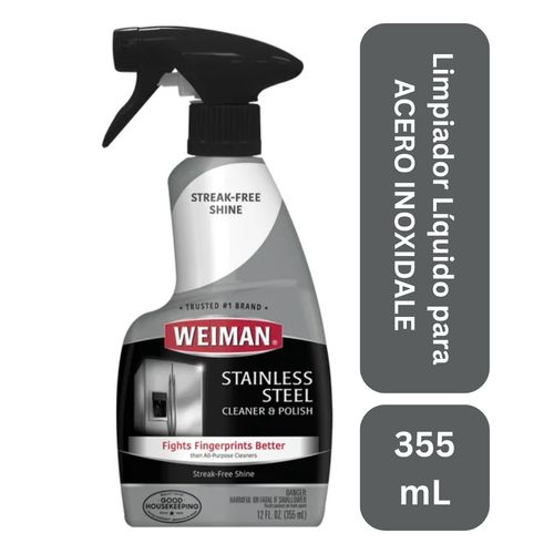 Limpiador Para Acero Inoxidable Weiman Botella - 355 ml
